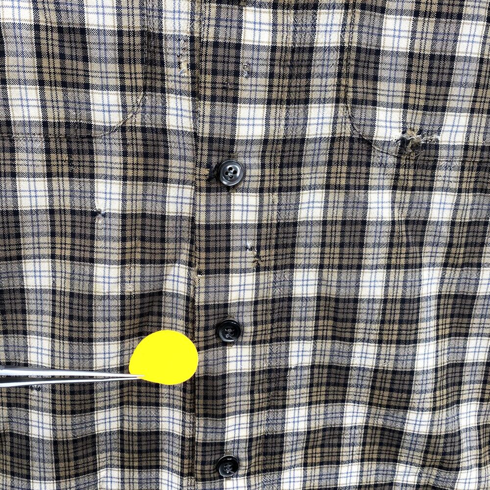 Sir Pendleton Shirt Men's XL Brown Plaid Wool Outdoor Workwear Academia Grunge - Picture 7 of 16